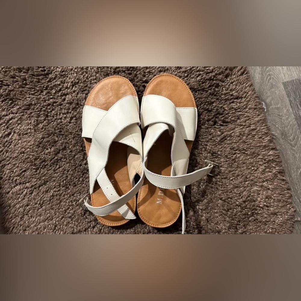 White Strappy Sandals